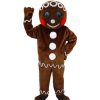 Character Mascots * | Mask Us Mr. Gingerbread Lightweight Mascot Costume