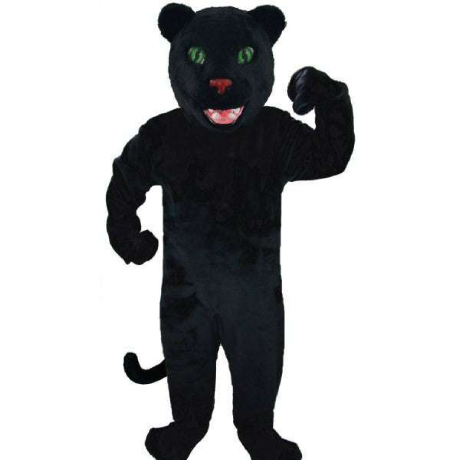 Cat Mascots * | Mask Us Panther Lightweight Mascot Costume