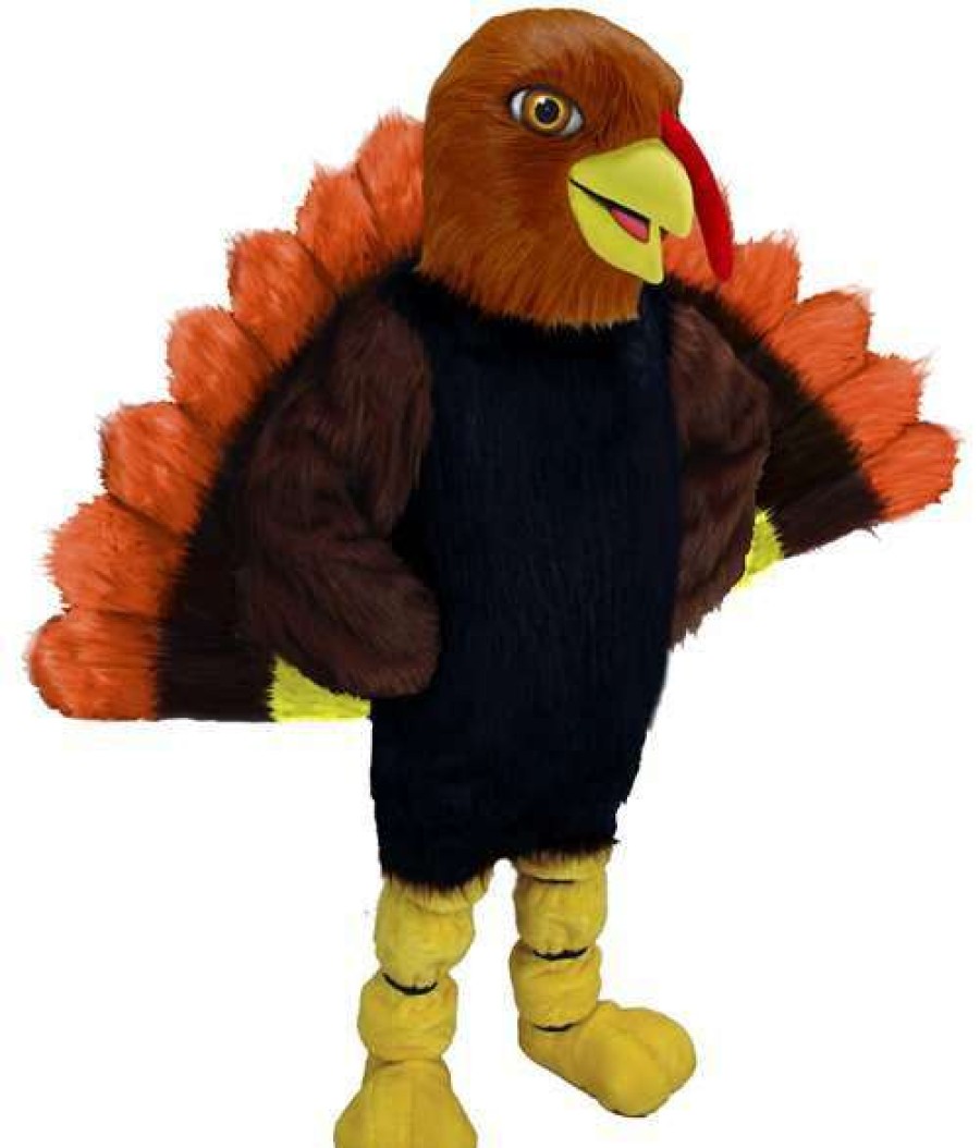 Bird Mascots * | Mask Us Holiday Turkey Lightweight Mascot Costume