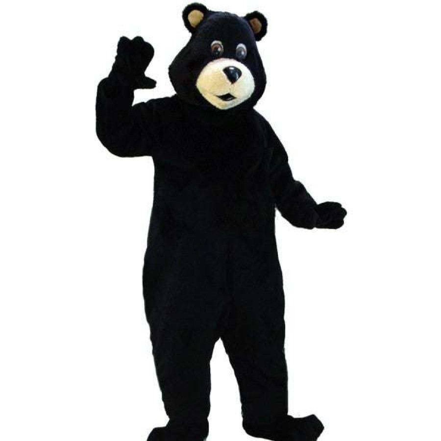 Bear Mascots * | Mask Us Black Bear Lightweight Mascot Costume