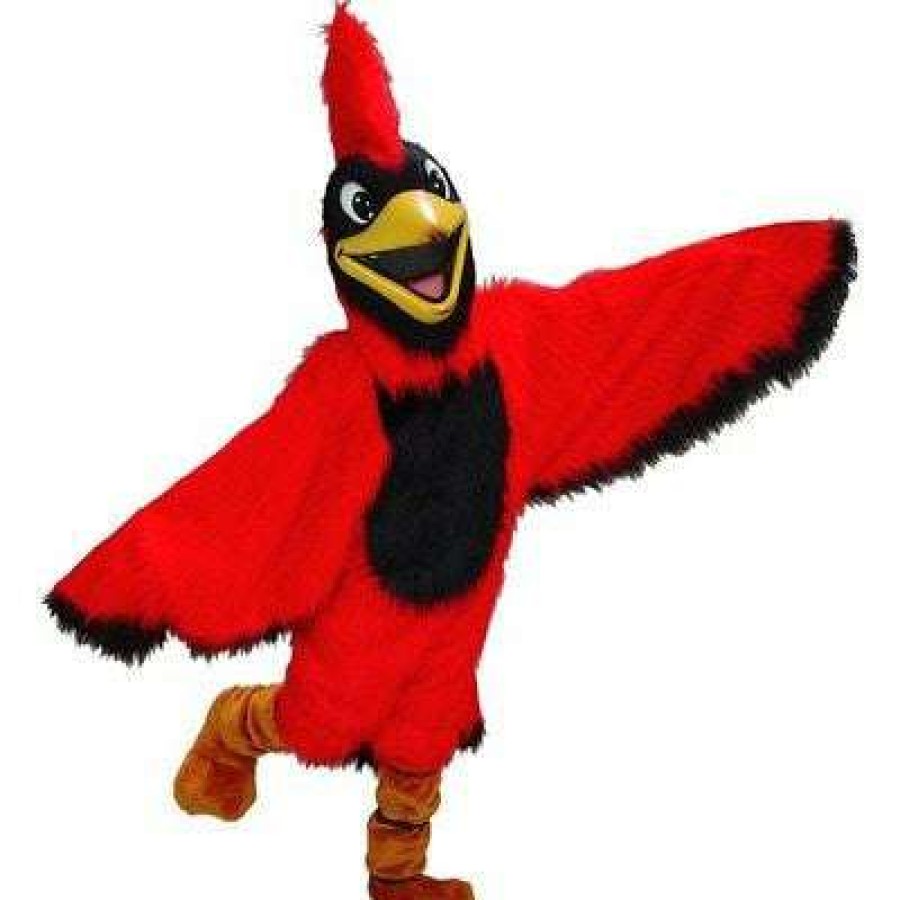 Bird Mascots * | Mask Us Cardinal Mascot Costume Bird Mascots