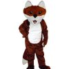 Forest Animal Mascots * | Mask Us Cartoon Fox Lightweight Mascot Costume