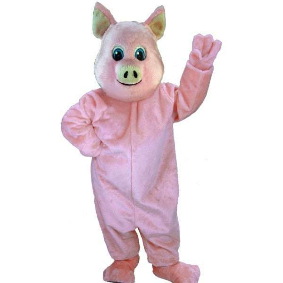 Farm Animal Mascots * | Mask Us Pig Lightweight Mascot Costume Farm Animal Mascots