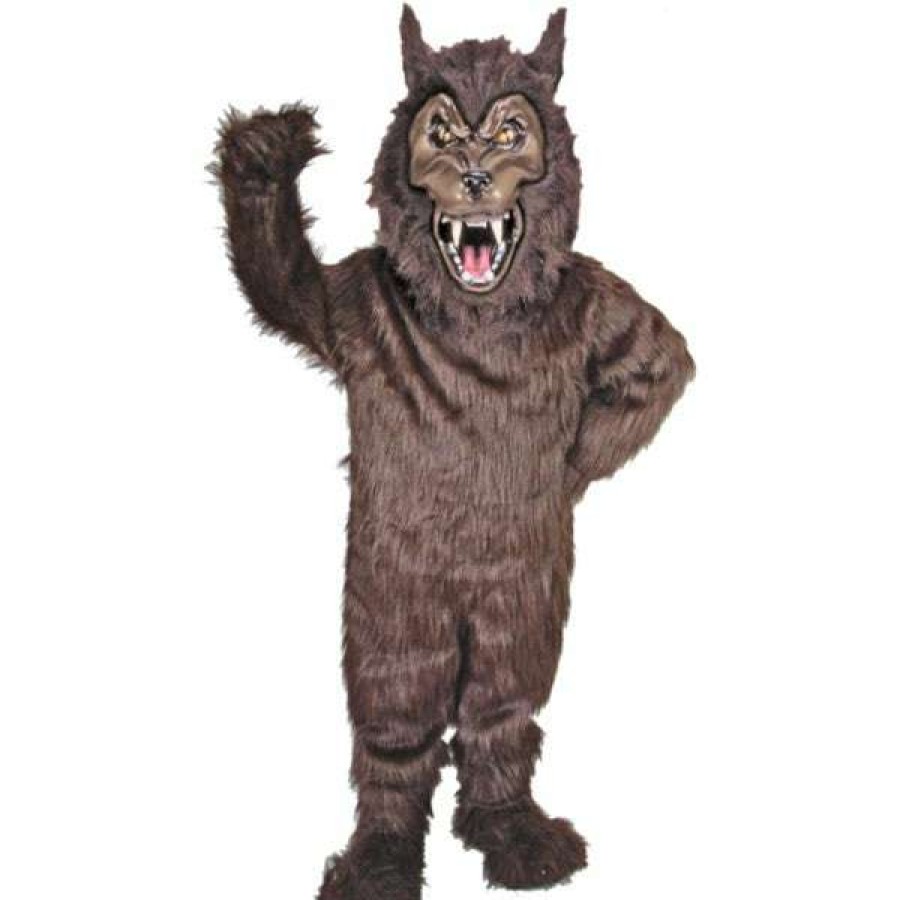 Character Mascots * | Mask Us Werewolf Mascot Costume Character Mascots