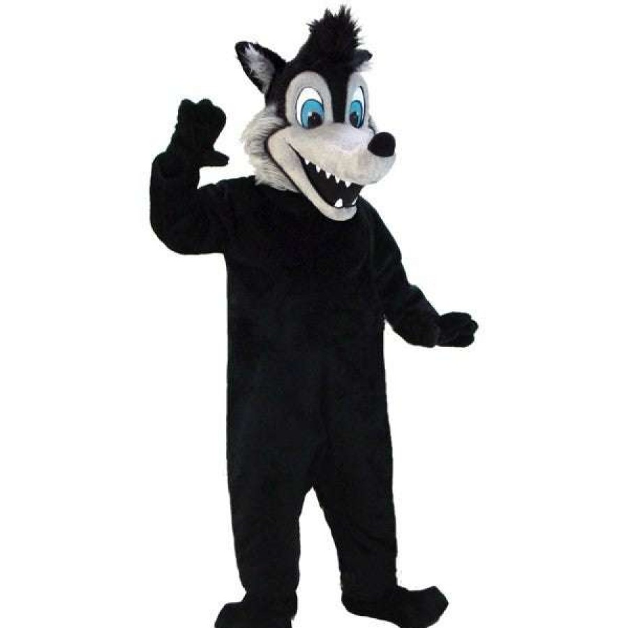 Forest Animal Mascots * | Mask Us Forest Animal Mascots Big Bad Wolf Lightweight Mascot Costume