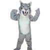 Cat Mascots * | Mask Us Grey Wildcat Mascot Costume