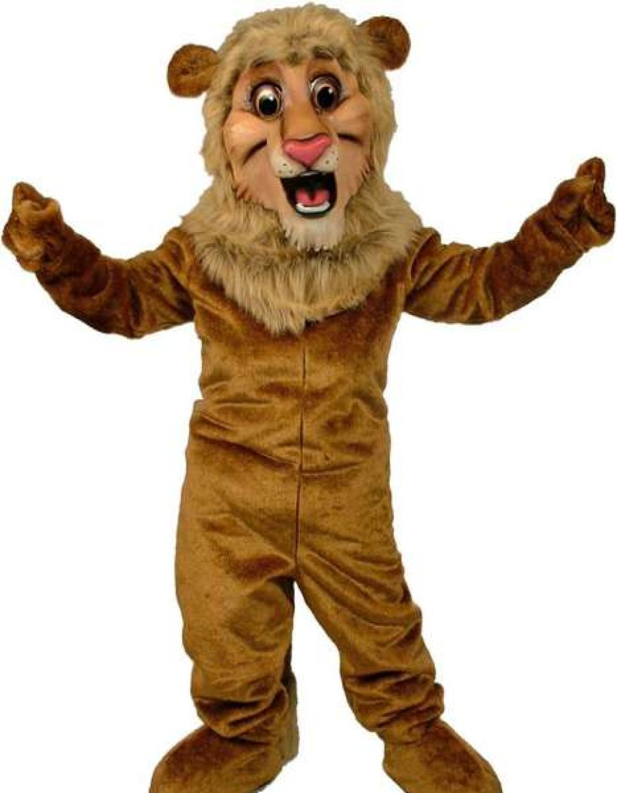 Cat Mascots * | Alinco Costumes Cat Mascots Happy Lion Mascot Costume