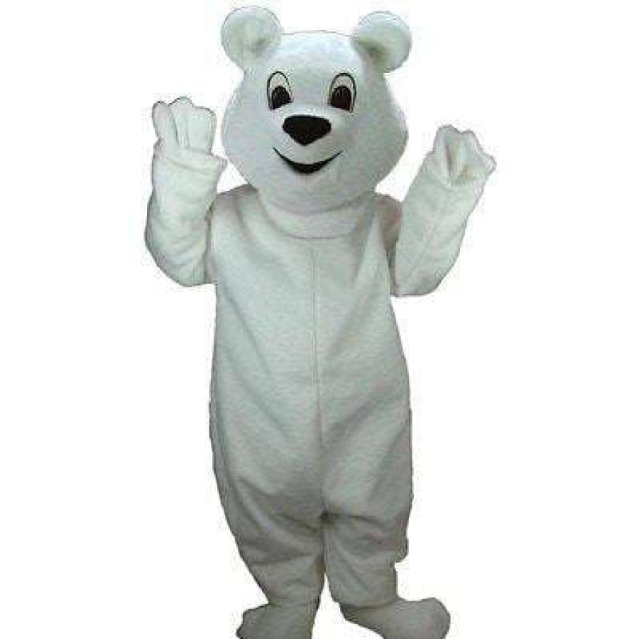 Bear Mascots * | Mask Us Snowball Bear Mascot Costume