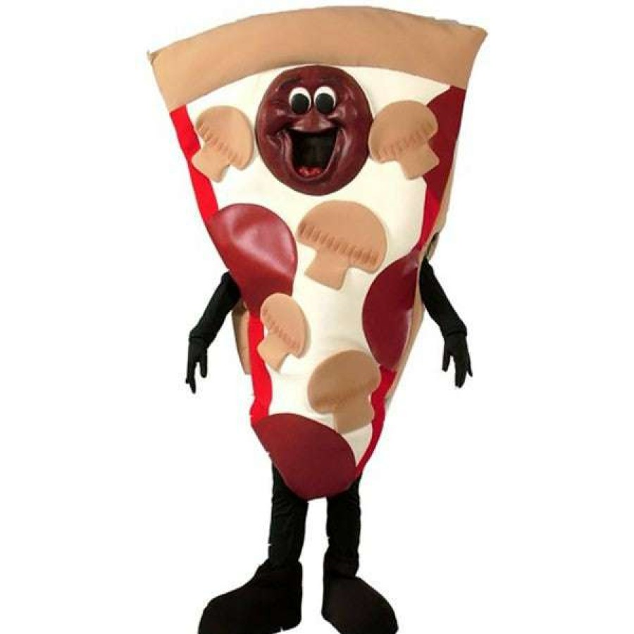 Character Mascots * | Alinco Costumes Pizza Mascot Costume