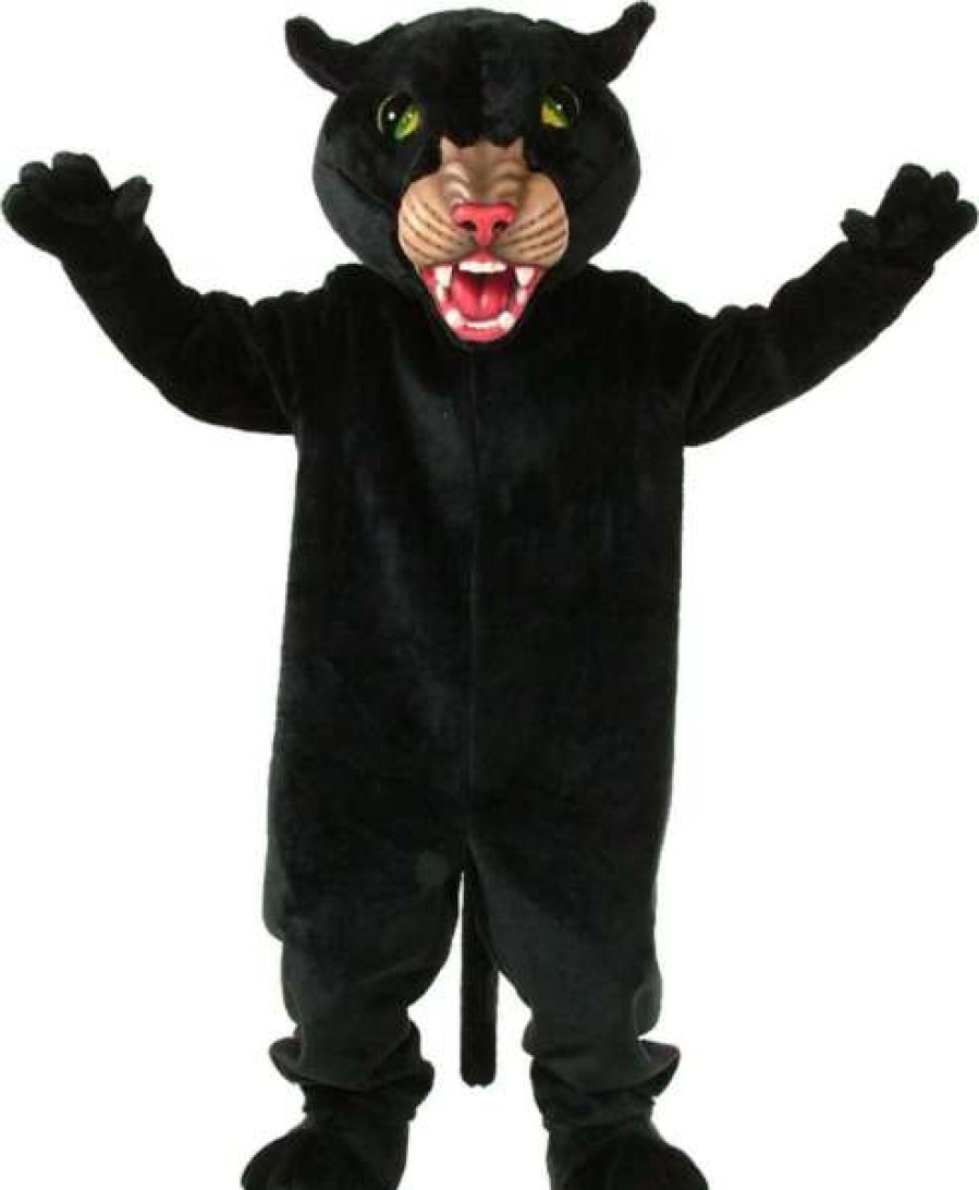 Cat Mascots * | Alinco Costumes Panther Mascot Costume