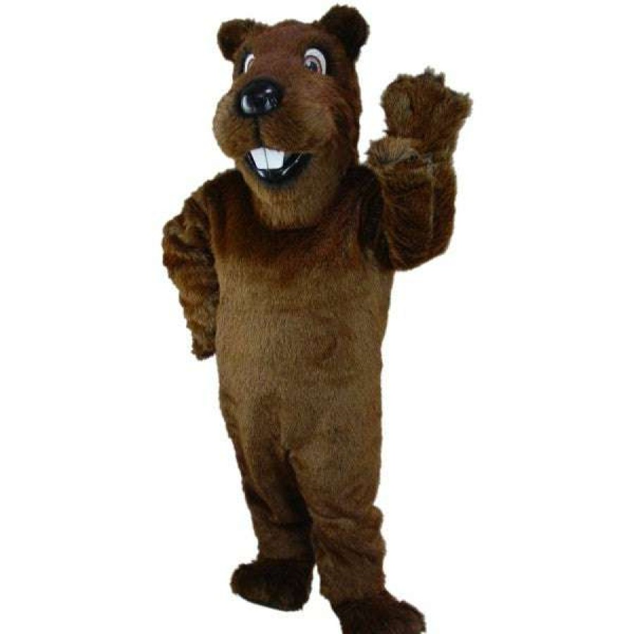 Forest Animal Mascots * | Mask Us Gopher Or Groundhog Mascot Costume Forest Animal Mascots