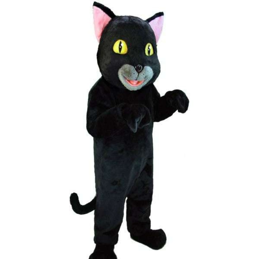 Cat Mascots * | Mask Us Cat Mascots Black Cat Lightweight Mascot Costume