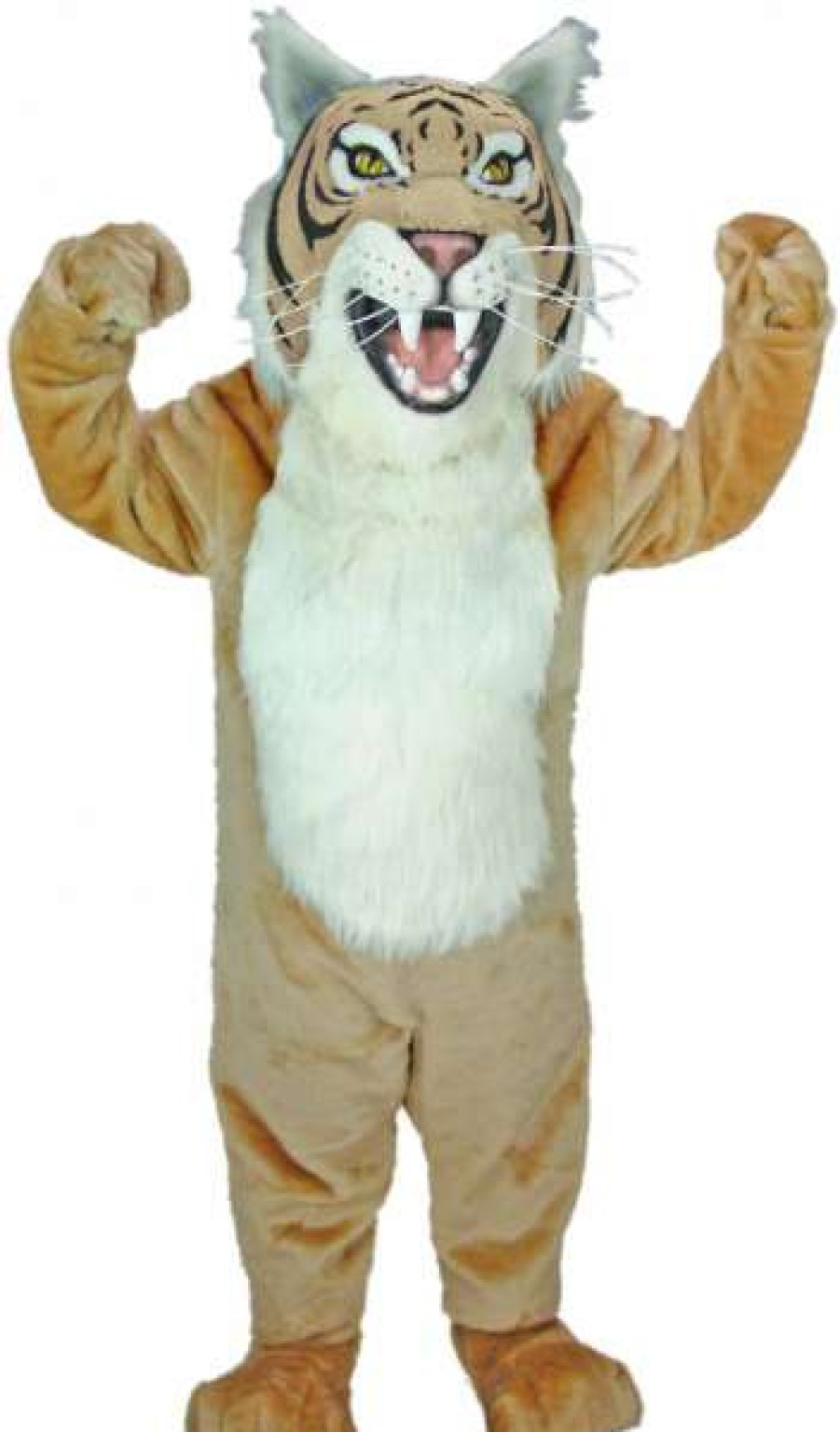 Cat Mascots * | Mask Us Tan Wildcat Mascot Costume