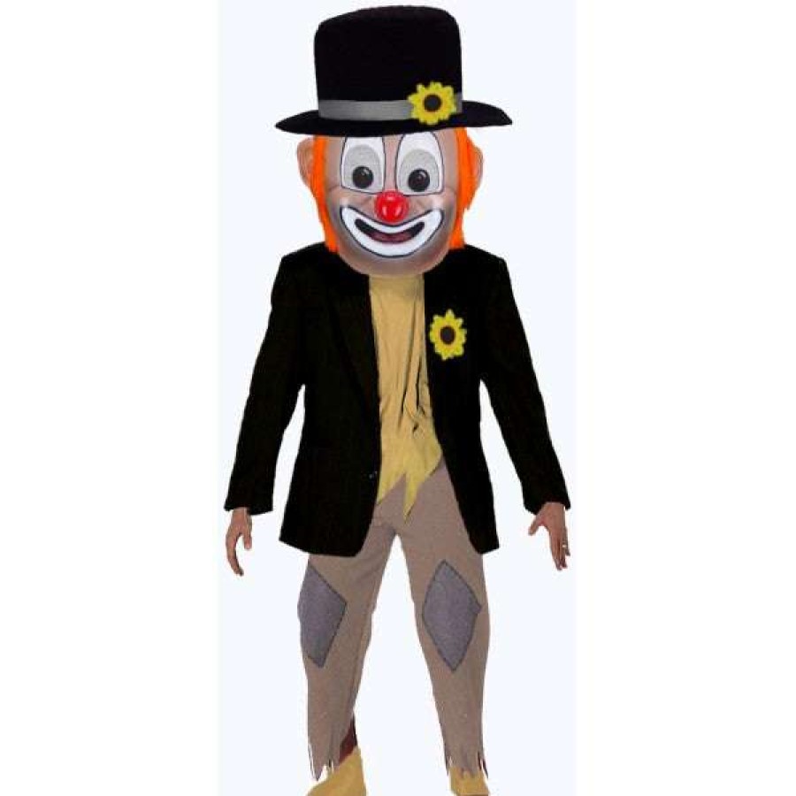 Character Mascots * | Mask Us Hobo Clown Lightweight Mascot Costume