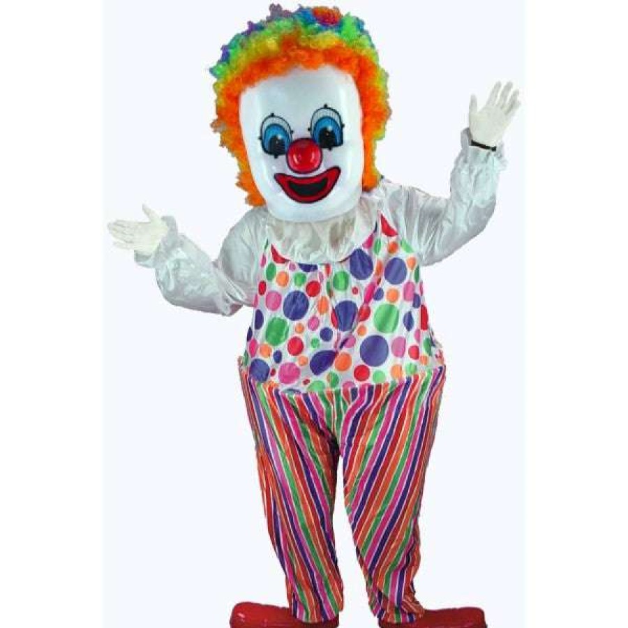 Character Mascots * | Mask Us Clown Lightweight Mascot Costume