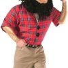 Character Mascots * | Alinco Costumes Character Mascots Lumberjack Mascot Costume