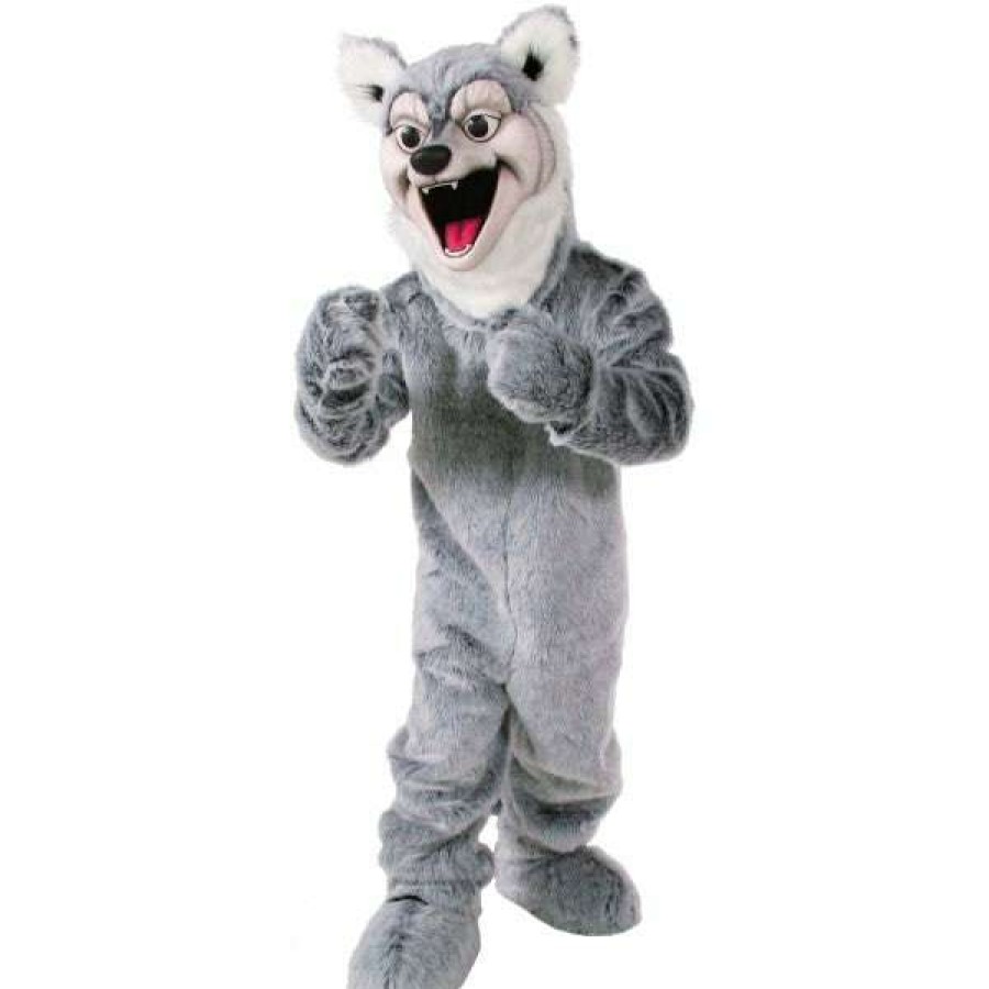 Dog Mascots * | Alinco Costumes Husky Mascot Costume Dog Mascots