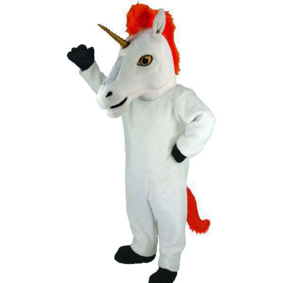 Character Mascots * | Mask Us Character Mascots Unicorn Lightweight Mascot Costume