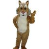 Cat Mascots * | Mask Us Friendly Bobcat Mascot Costume