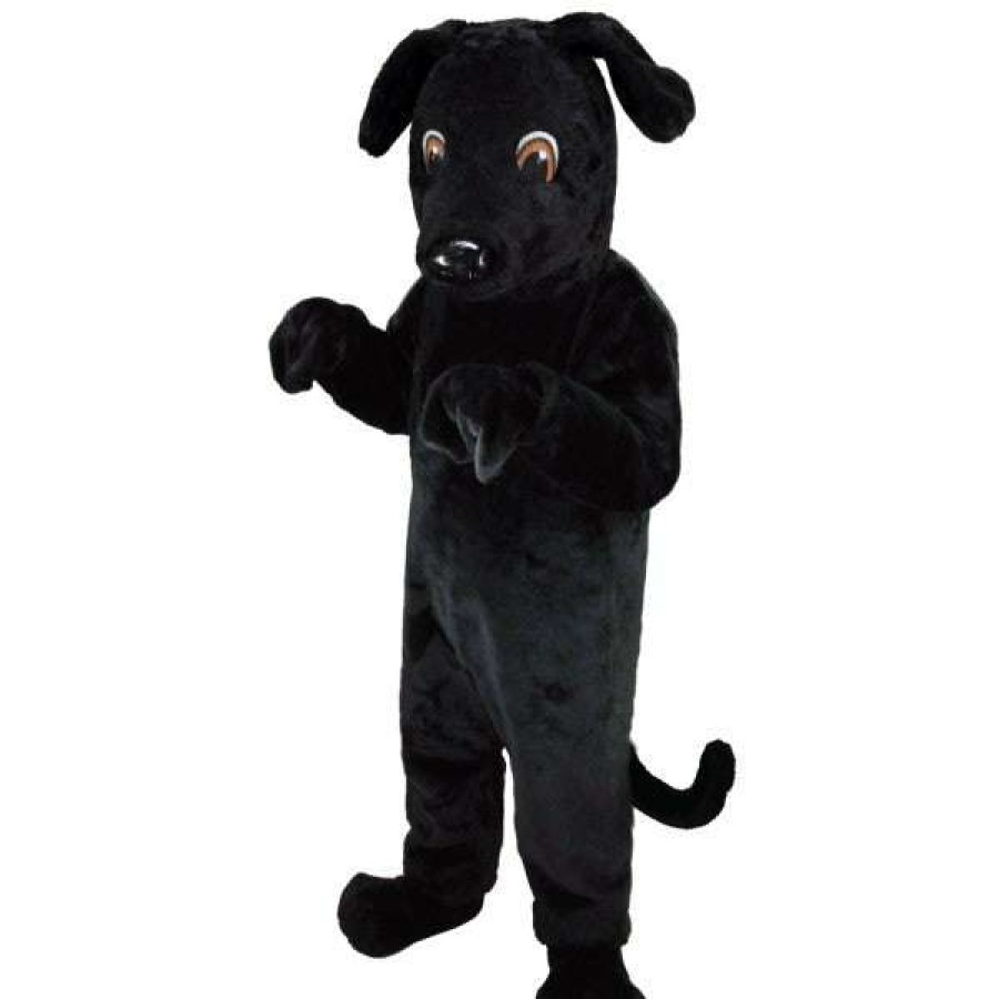 Dog Mascots * | Mask Us Black Lab Lightweight Mascot Costume