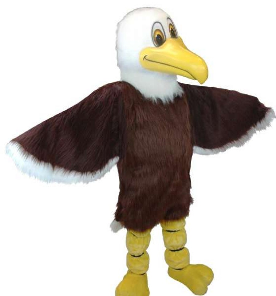 Bird Mascots * | Mask Us Happy Eagle Mascot Costume Bird Mascots