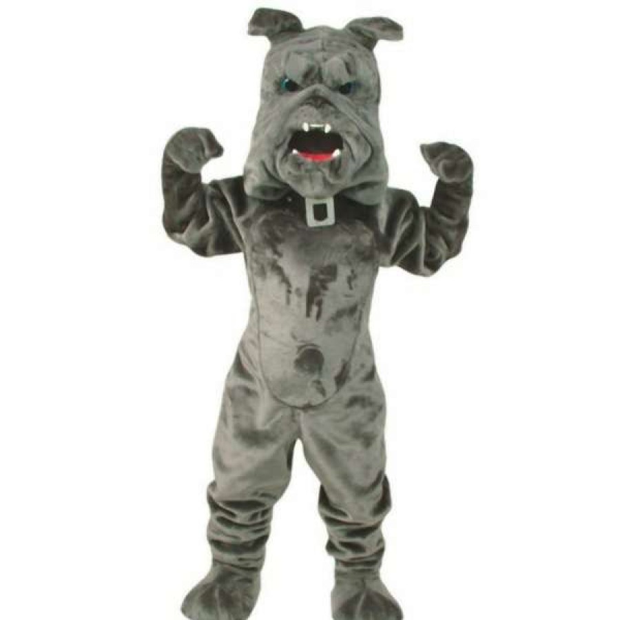 Dog Mascots * | Alinco Costumes Bully Bulldog Mascot Costume