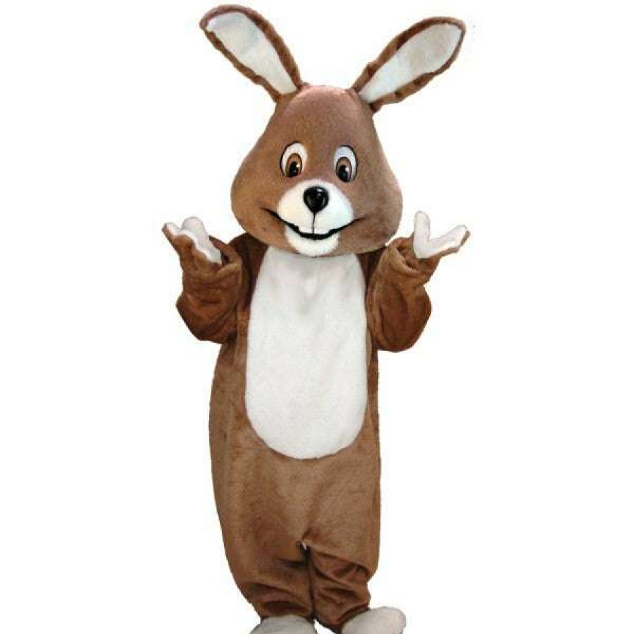 Forest Animal Mascots * | Mask Us Brown Bunny Lightweight Mascot Costume