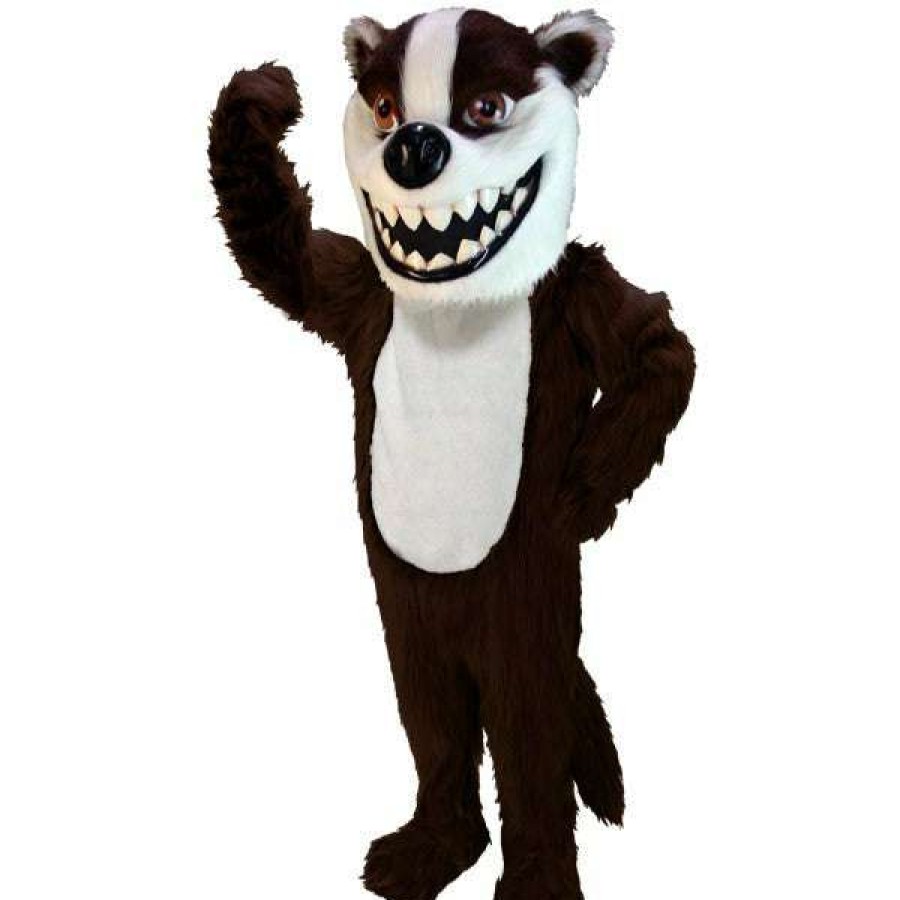 Forest Animal Mascots * | Mask Us Forest Animal Mascots Badger Lightweight Mascot Costume