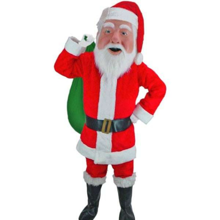 Character Mascots * | Mask Us Santa Claus Mascot Costume Character Mascots