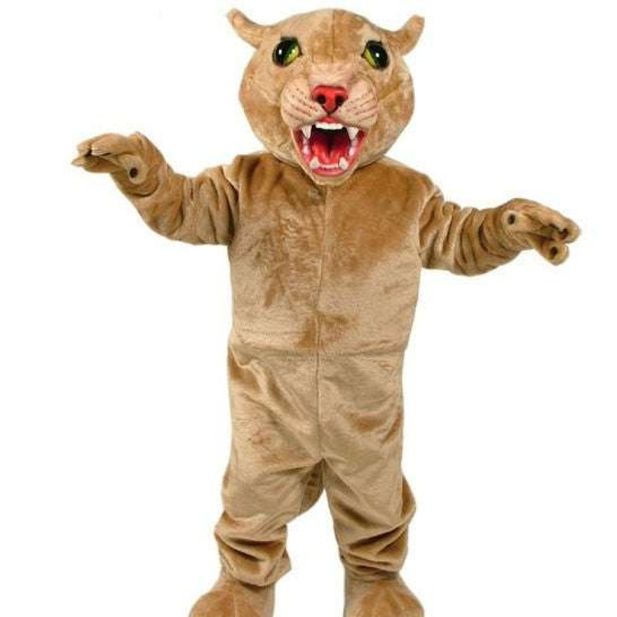 Cat Mascots * | Alinco Costumes Cougar Mascot Costume Cat Mascots