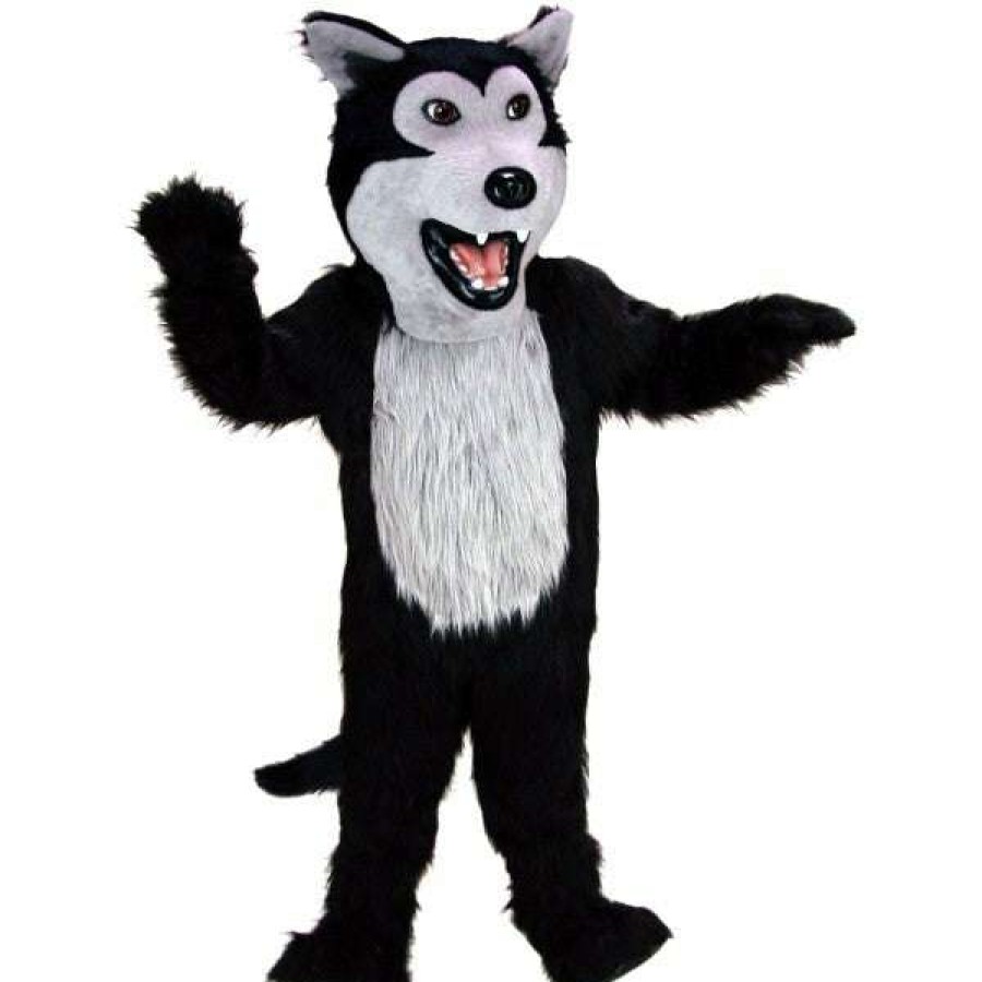 Forest Animal Mascots * | Mask Us Wolf Mascot Costume Forest Animal Mascots