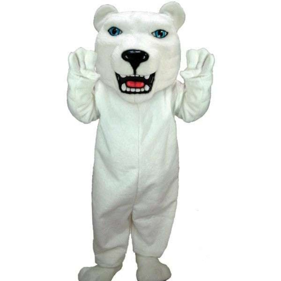 Bear Mascots * | Mask Us Polar Bear Lightweight Mascot Costume Bear Mascots