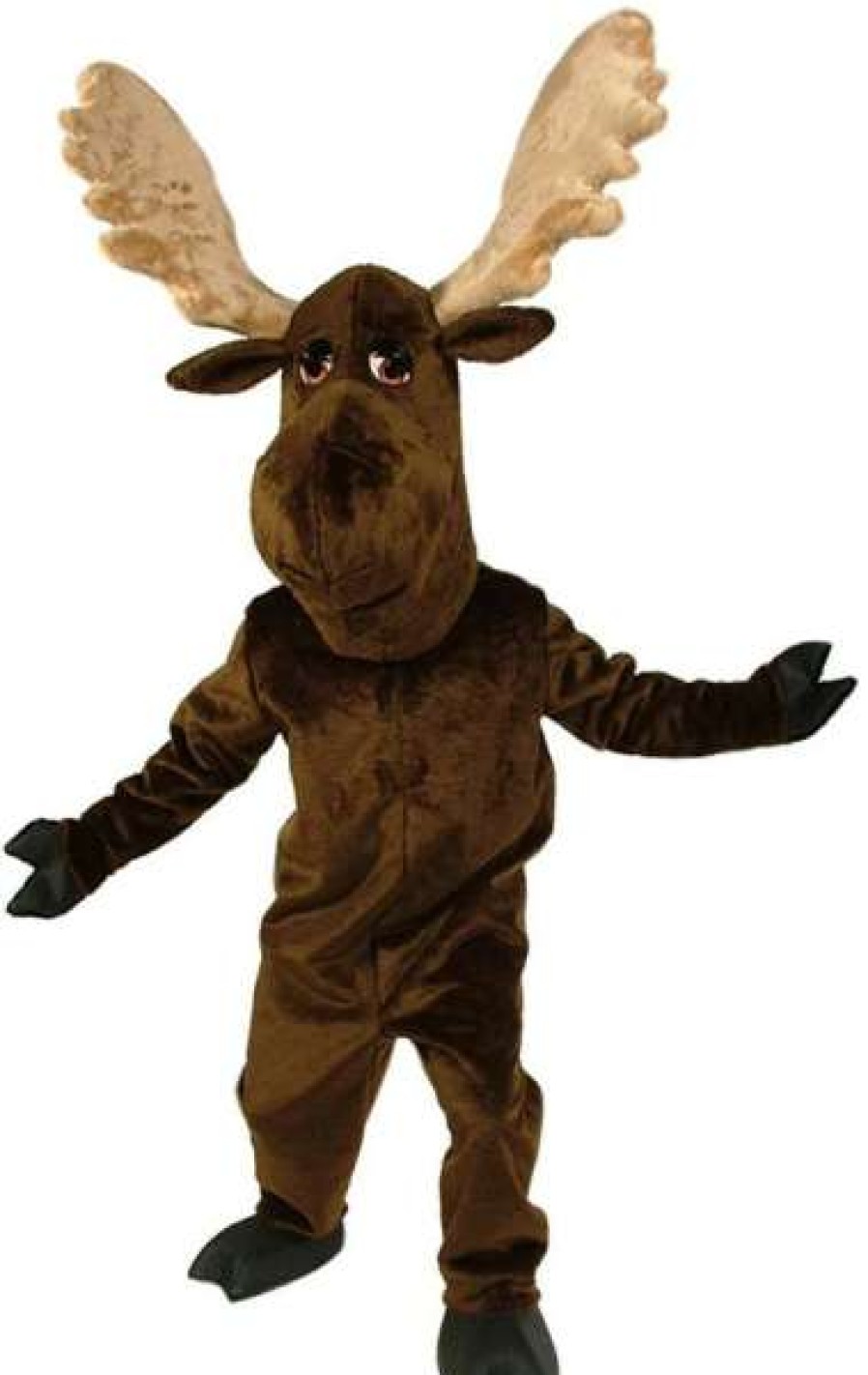 Forest Animal Mascots * | Alinco Costumes Moose Mascot Costume Forest Animal Mascots