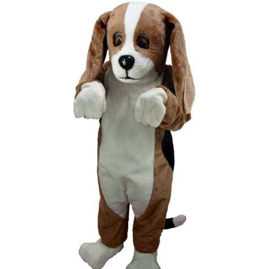 Dog Mascots * | Mask Us Dog Mascots Basset Hound Lightweight Mascot Costume