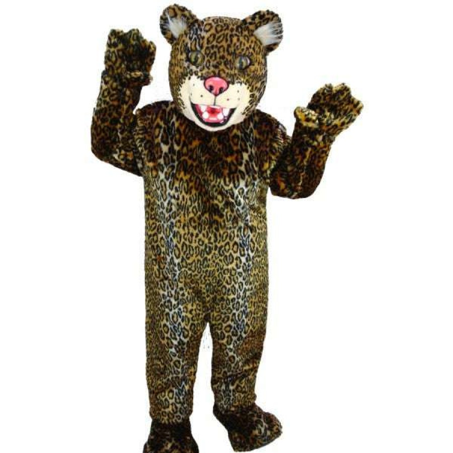 Cat Mascots * | Mask Us Spotted Jaguar Lightweight Mascot Costume Cat Mascots