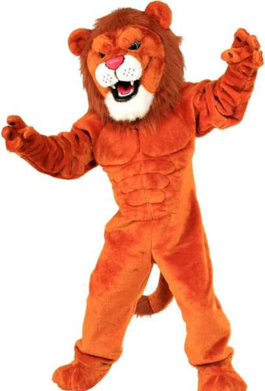 Cat Mascots * | Alinco Costumes Lion Power Cat Mascot Costume Cat Mascots