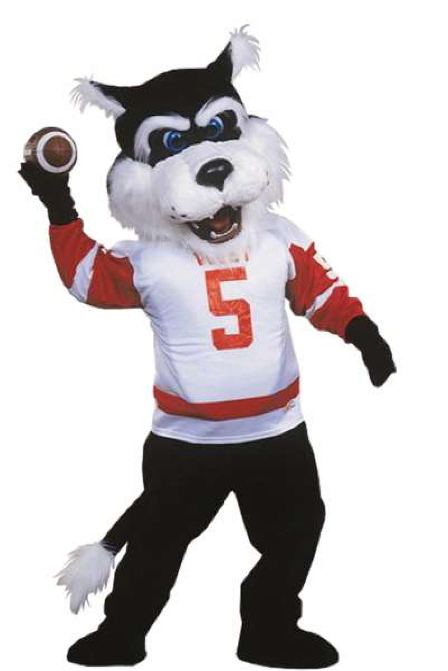 Bear Mascots * | Alinco Costumes Bearcat Mascot Costume Bear Mascots