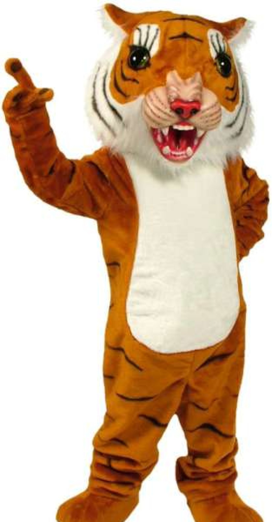 Cat Mascots * | Alinco Costumes Big Cat Tiger Mascot Costume Cat Mascots