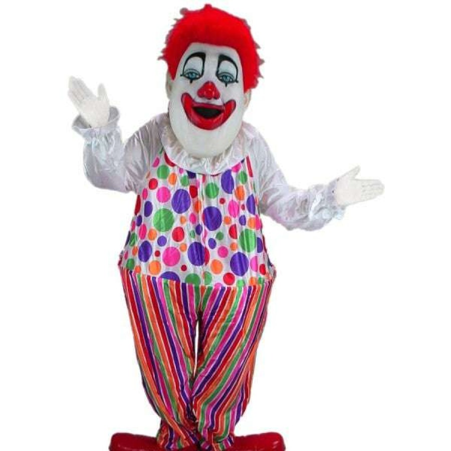 Character Mascots * | Mask Us Clown Mascot Costume Character Mascots