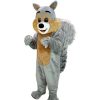 Forest Animal Mascots * | Mask Us Squirrel Lightweight Mascot Costume Forest Animal Mascots