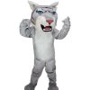 Cat Mascots * | Mask Us Cat Mascots Gray Wildcat Lightweight Mascot Costume