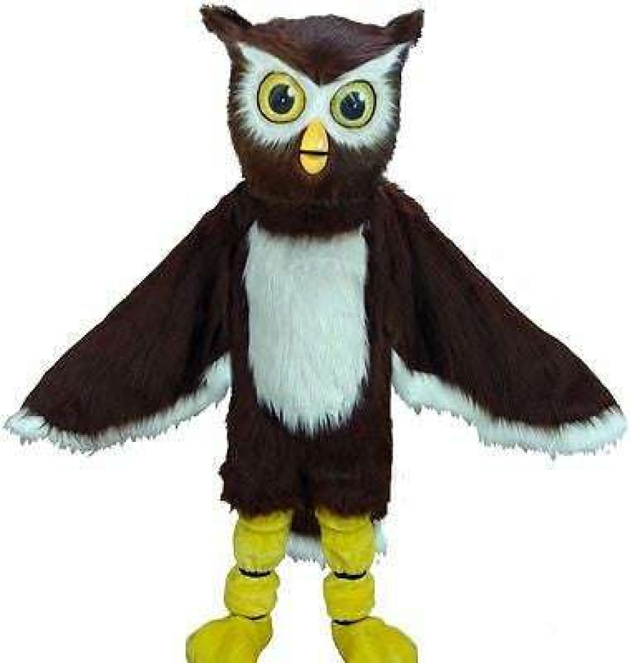 Bird Mascots * | Mask Us Owl Lightweight Mascot Costume