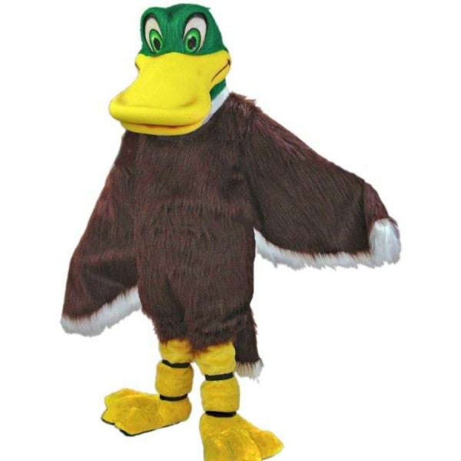 Bird Mascots * | Mask Us Mallard Duck Mascot Costume Bird Mascots