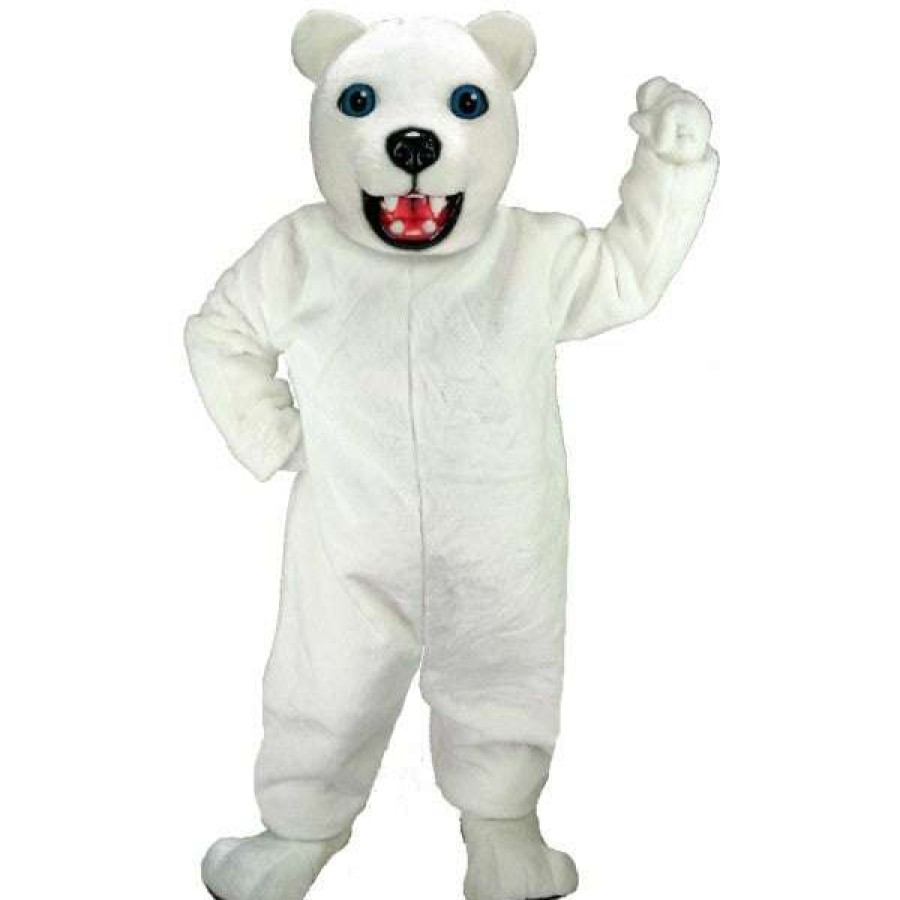 Bear Mascots * | Mask Us Jr Polar Bear Lightweight Mascot Costume Bear Mascots