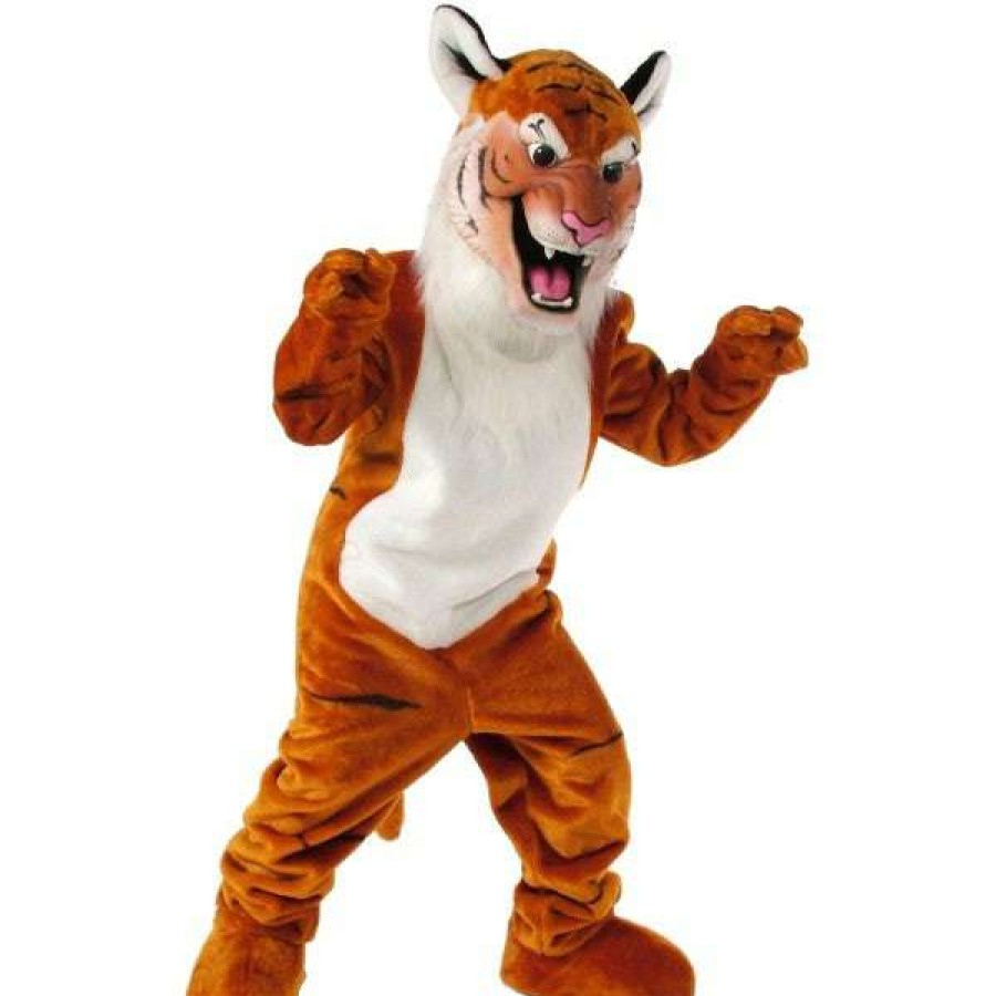 Cat Mascots * | Alinco Costumes Cat Mascots Tiger Mascot Costume