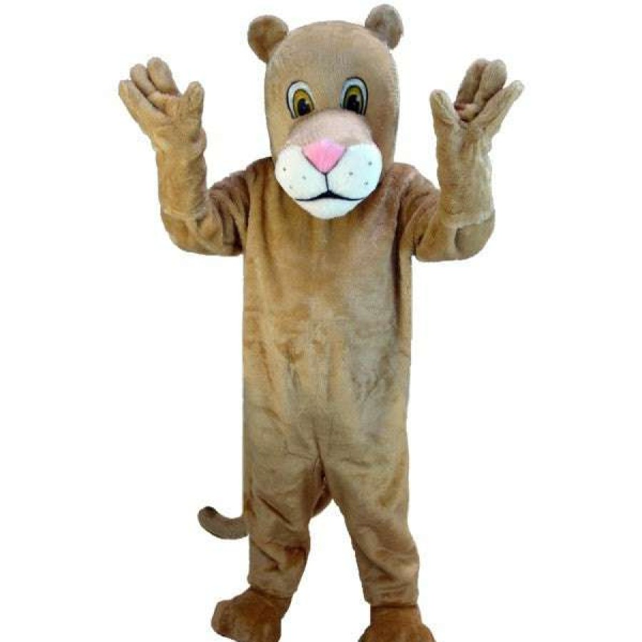 Cat Mascots * | Mask Us Lioness Lightweight Mascot Costume