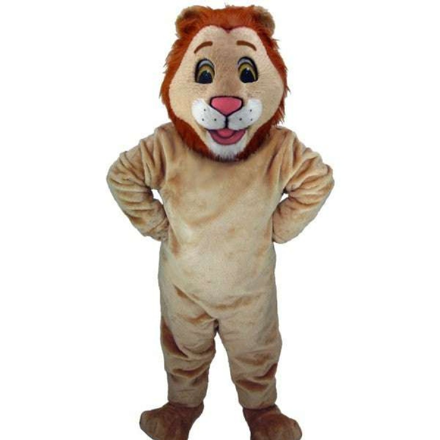 Cat Mascots * | Mask Us Happy Lion Lightweight Mascot Costume Cat Mascots