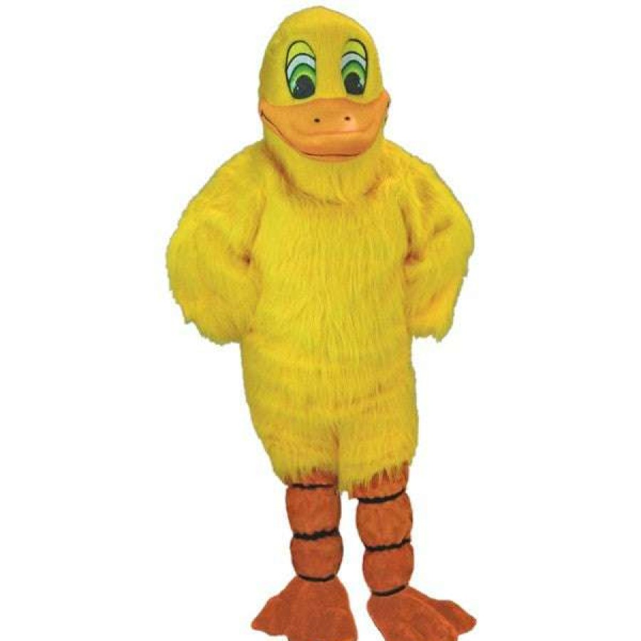 Bird Mascots * | Mask Us Yellow Duck Mascot Costume Bird Mascots