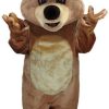 Bear Mascots * | Mask Us Bear Mascots Brown Teddy Bear Lightweight Mascot Costume