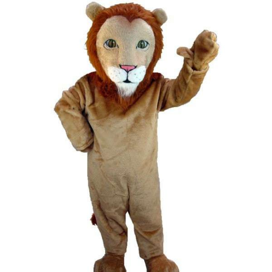 Cat Mascots * | Mask Us Cat Mascots African Lion Lightweight Mascot Costume